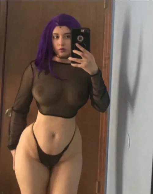 Big booty Raven [Teen titans] by (SevereMusic707) by Severe_Music707