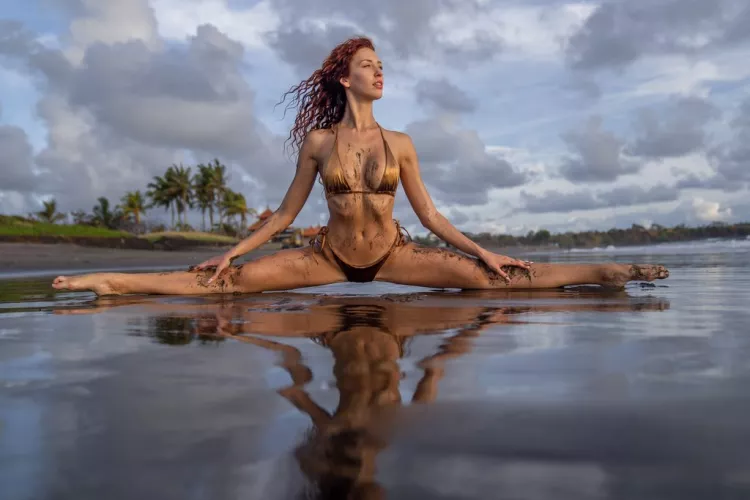 black sand beach by PassengerHead1261