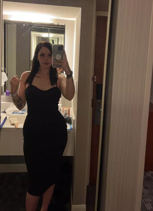 Classic little black dress… imagine what’s underneath by anxietyvibes