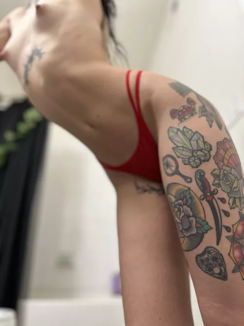 Do you like my new tattoos?? by nudeglam