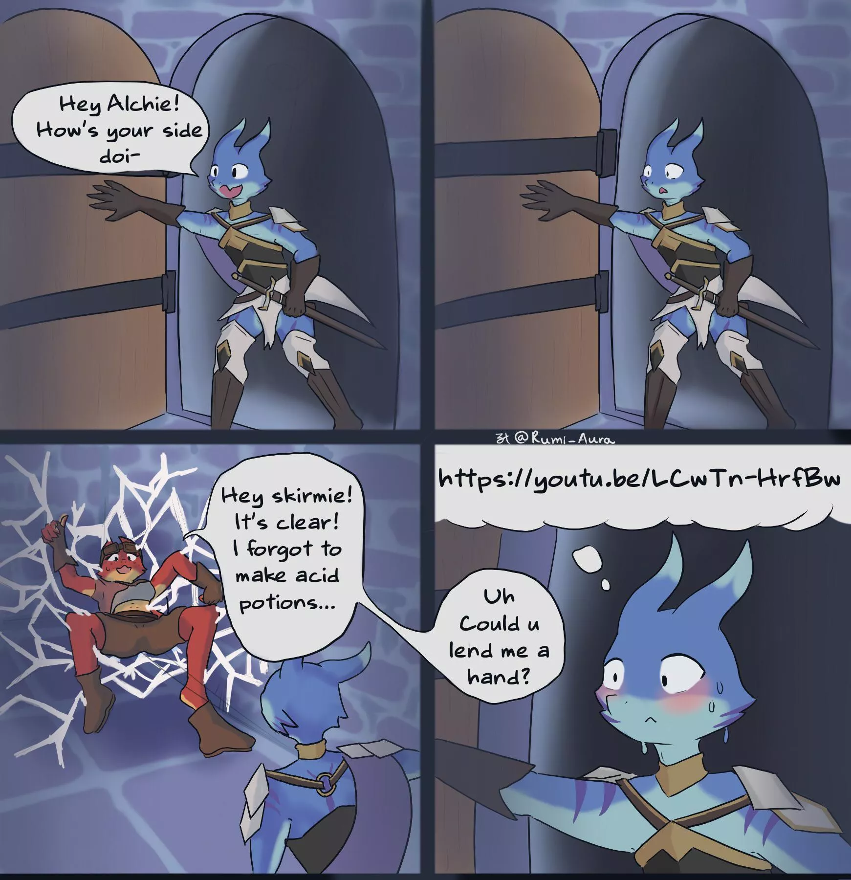 Dungeon accident (Rumi_Aura) posted by DirensArt