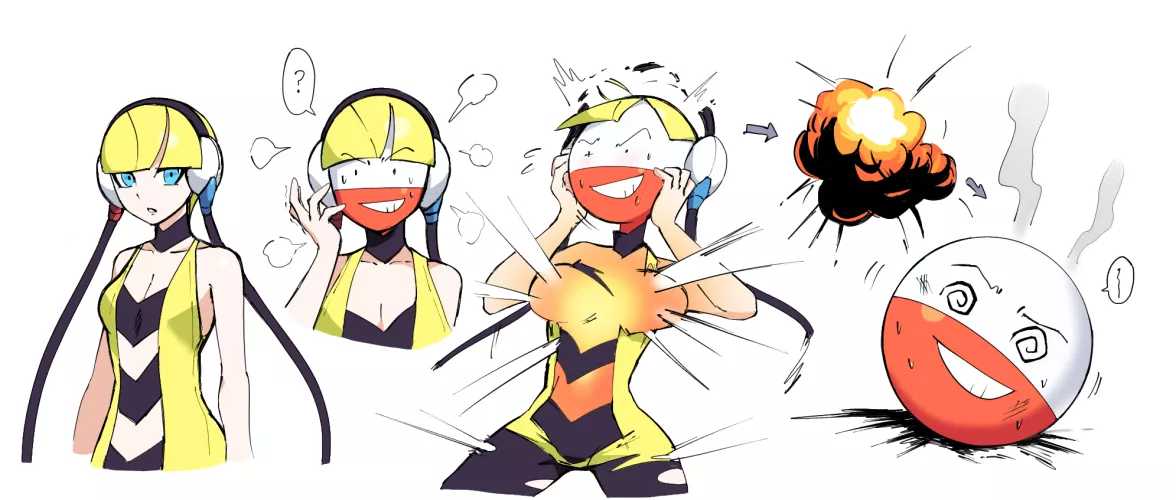 Elesa Explodes in Popularity (Electrode TF) by Mopan by m0pan