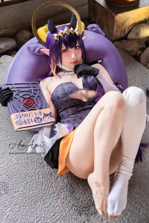 Hololive Ina cosplay by HaneAme by HaneAme