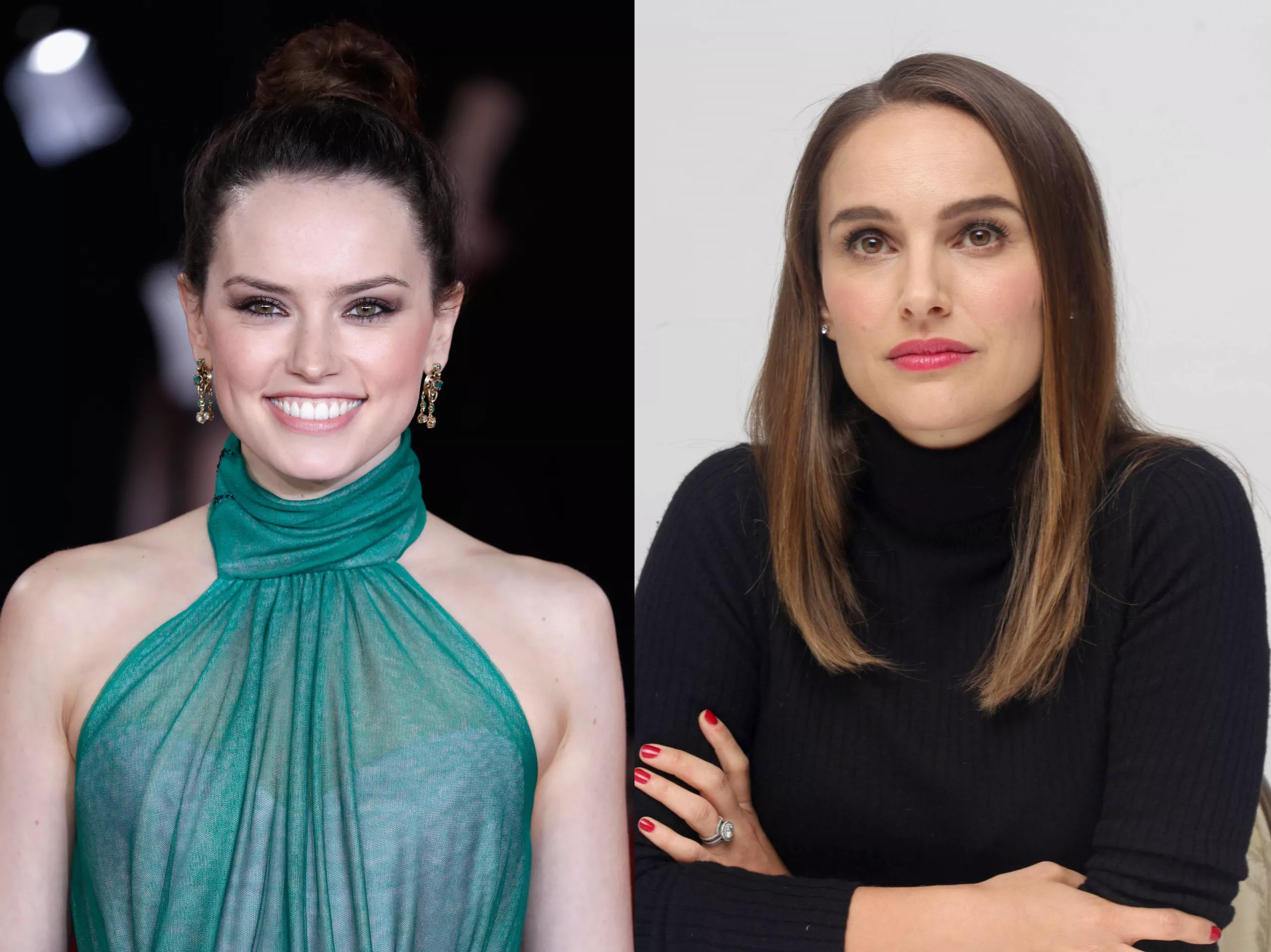 I'm really horny for Daisy Ridley and Natalie Portman. I'd love to lose my mind on the edge for hours trying not to cum. posted by AlexAllen81