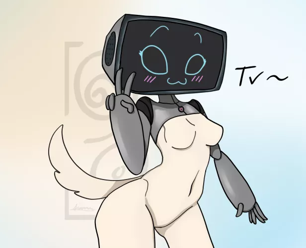 My brand new protogen design! Feel free to make questions about her :3 (Art by me/Commissions Open) by GiovanniLopes8