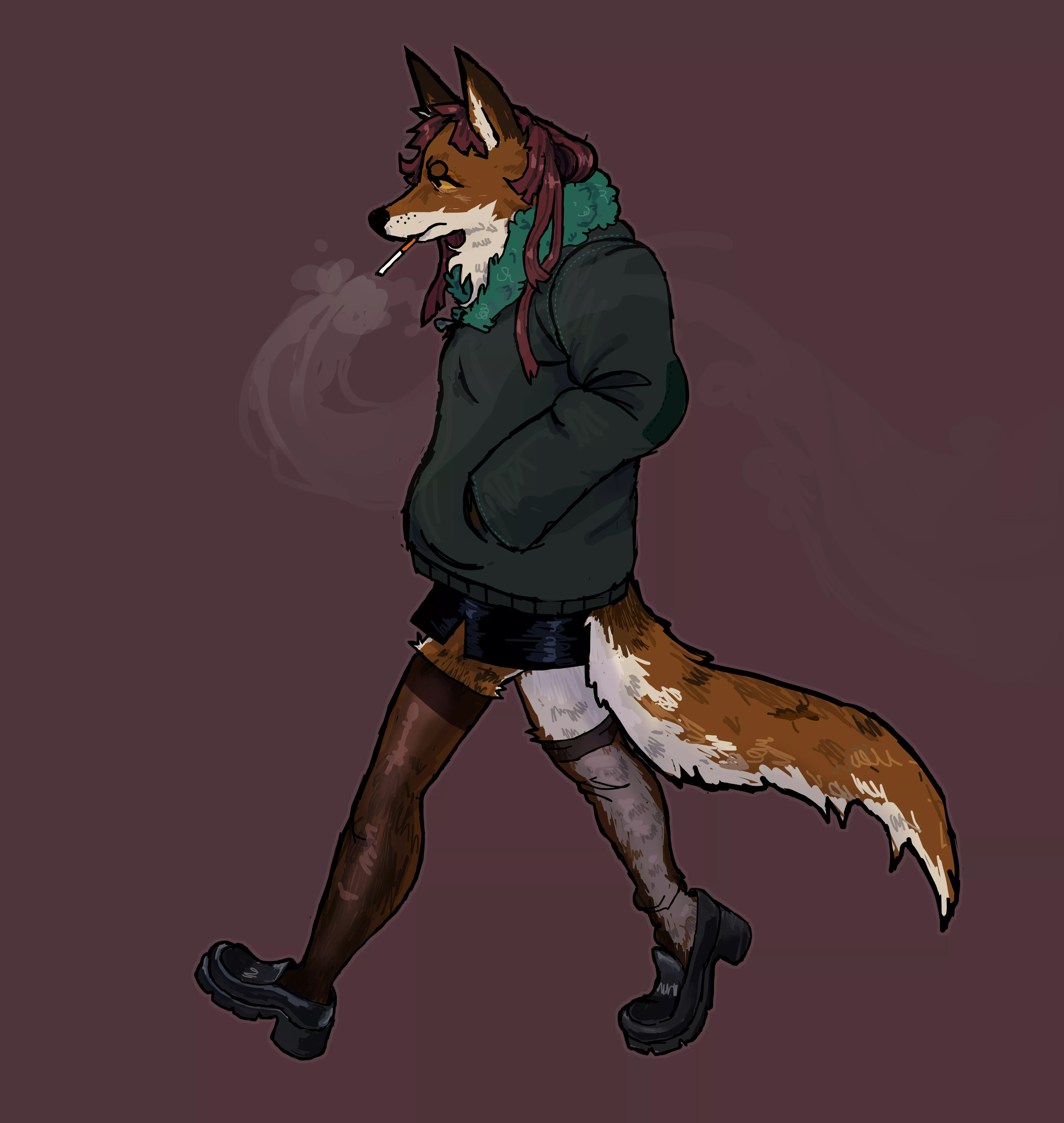 my foxgirl, Naomi posted by flock_dog