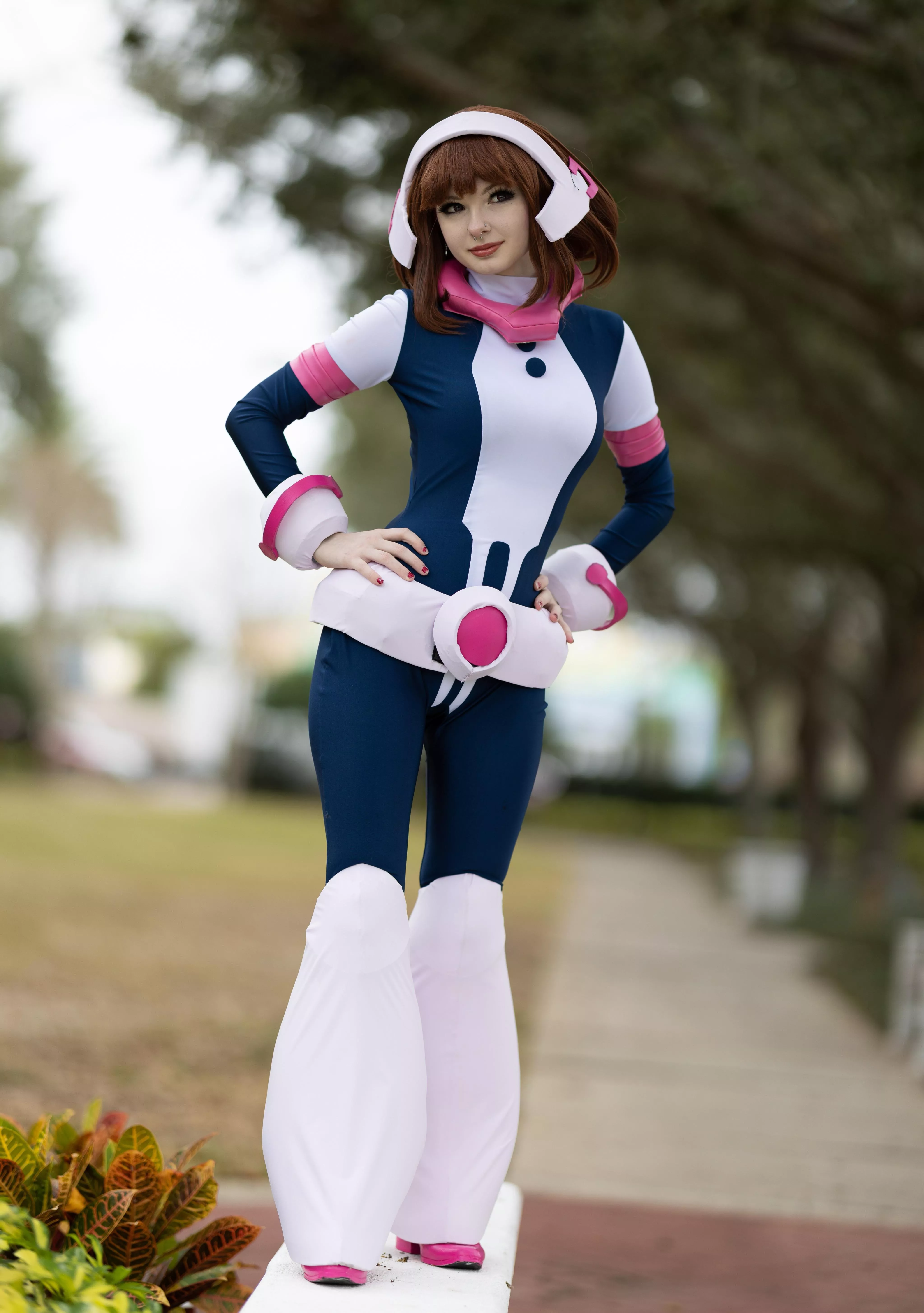 My Uravity cosplay from MHA! Probably my favorite shot from this shoot :) posted by cakiee_