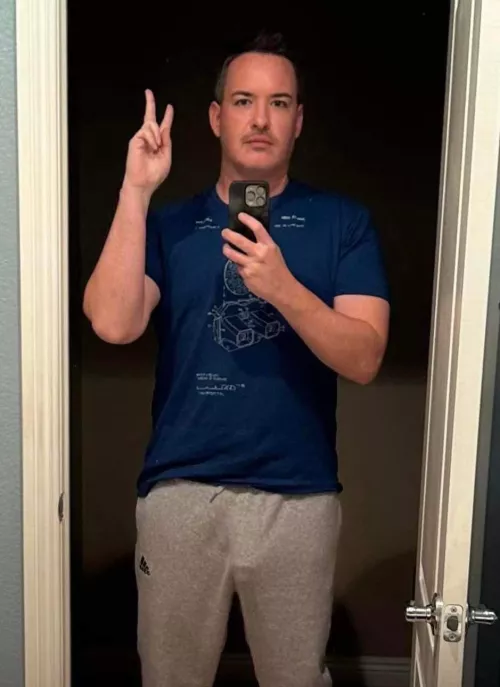 Nothing to see here but my monster cock outline bulging out of my pants by FaithlessnessTop5245