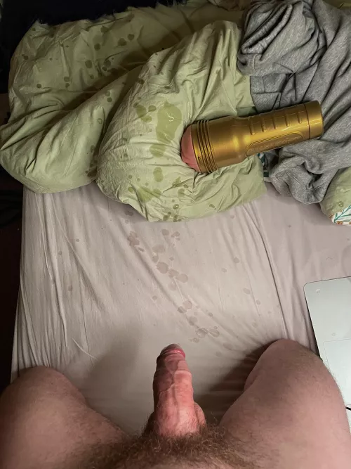 Sometimes I laugh when I see how much I’ve cum by ninerope