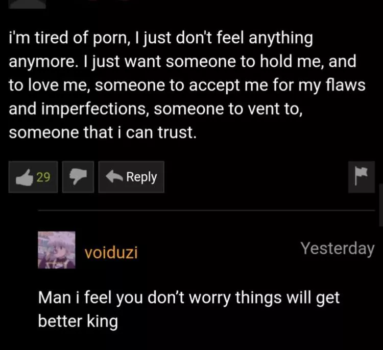 The support 🥺 posted by IBiteItSoItsMine