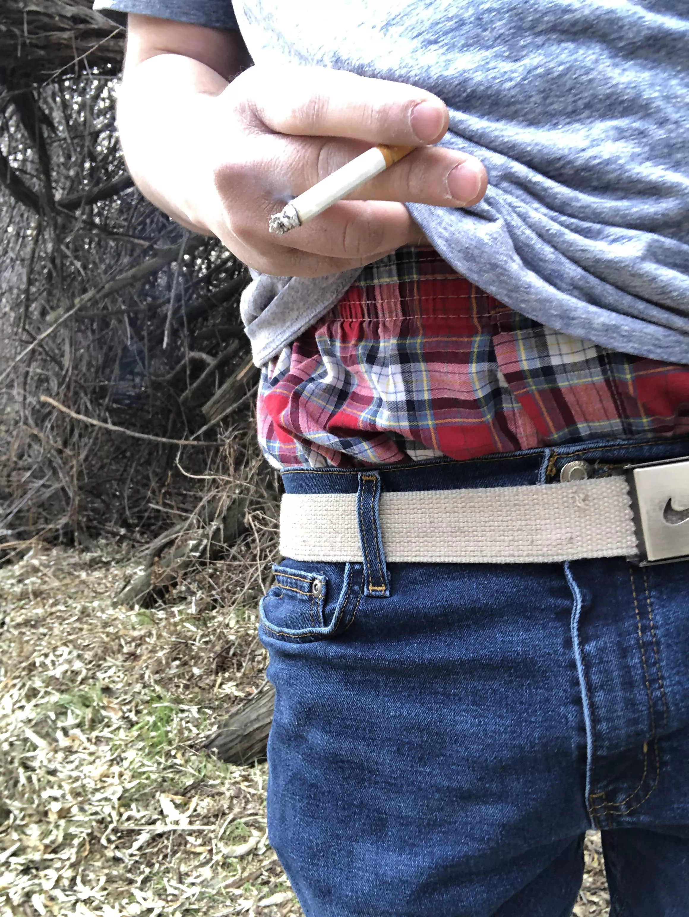 Today’s red plaid boxers posted by smokercc92