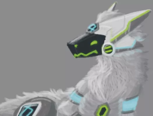 Tried drawing my Primagen, Aspect, in Krita. Art by P05SUM. posted by P05SUM