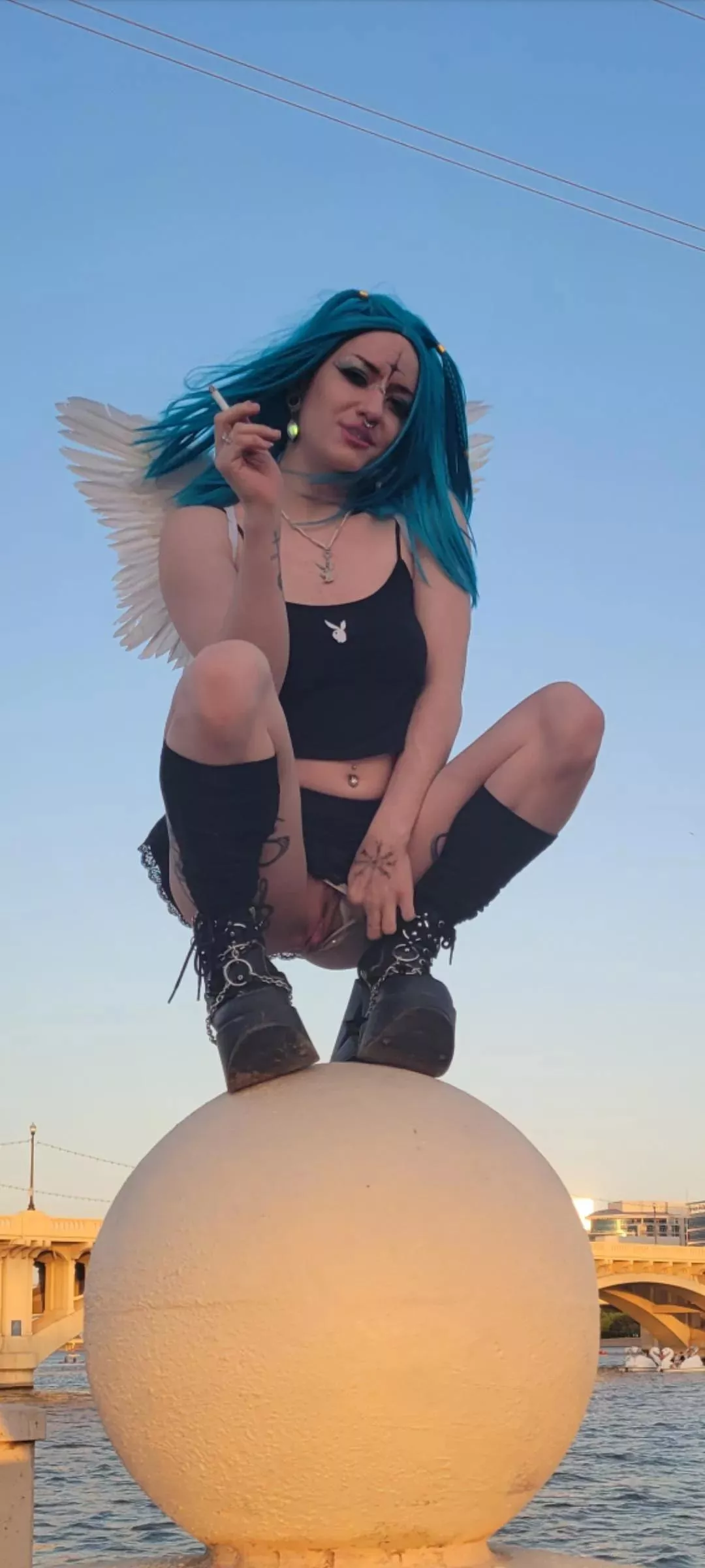 wanna dive in? can you guess where I'm at? posted by pixiespixledicks