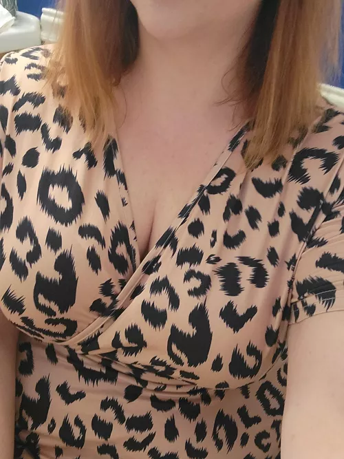 What's better than cleavage in leopard print by mellymac123