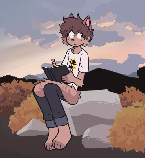 who even draws outdoors lol (OC) by upkxts