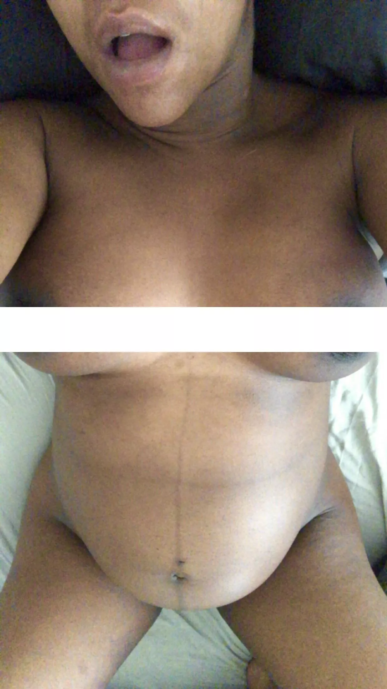 wwyd if you saw me lay like this on your bed? posted by PregnantModel