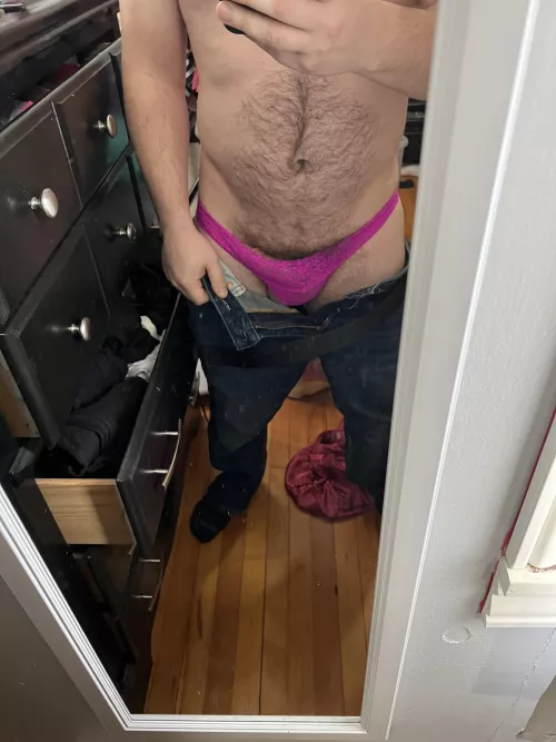 25 married. In my wife’s panties while I do errands today. 🤫 by sexysexy2477