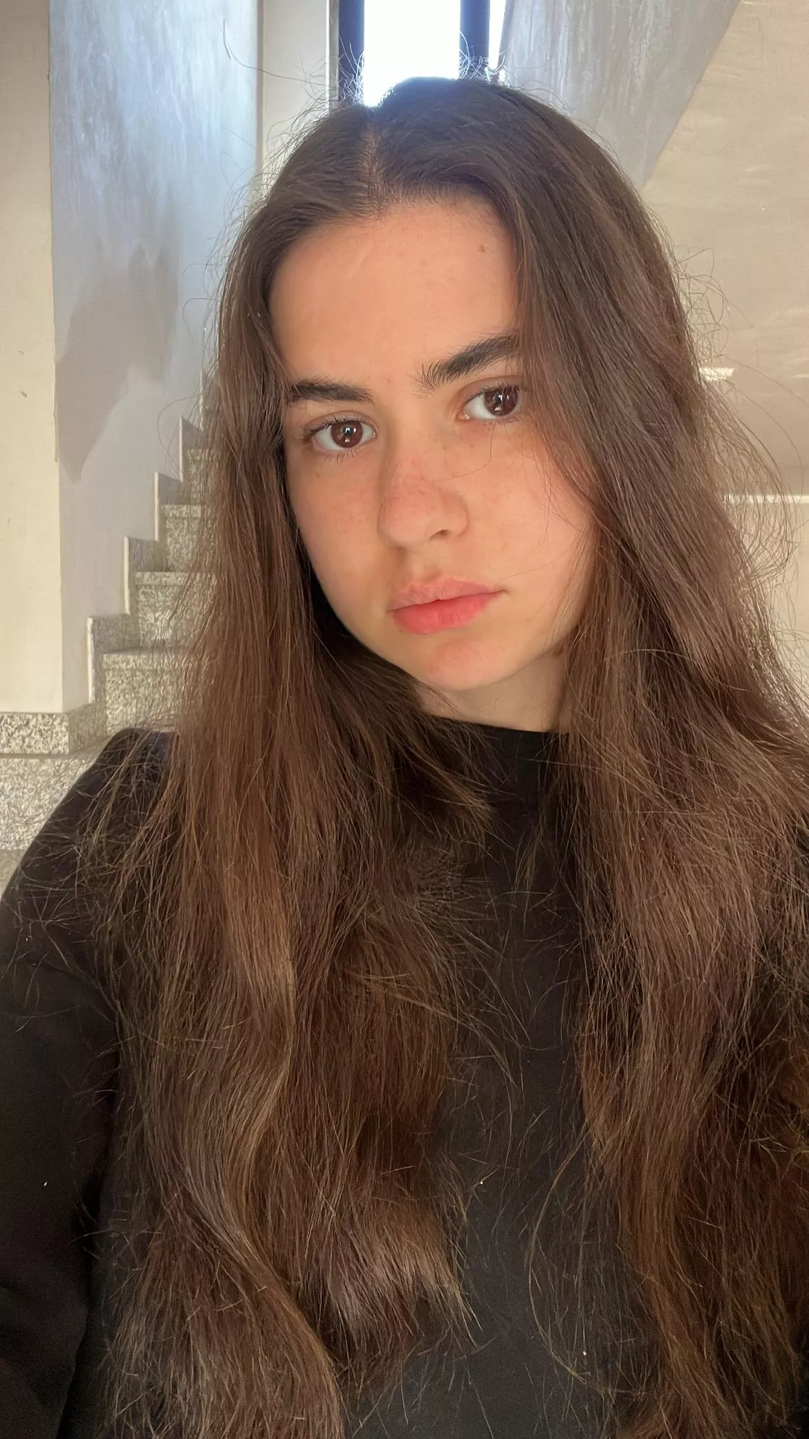 a selfie i took yesterday posted by PleasantWatercress95