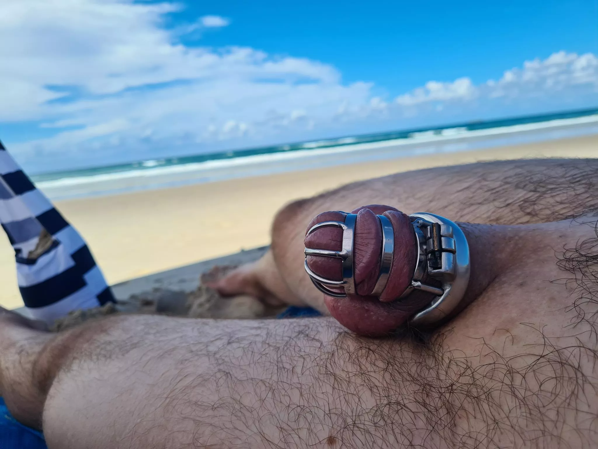 Beach days with my Mistress posted by Background_Koala_964