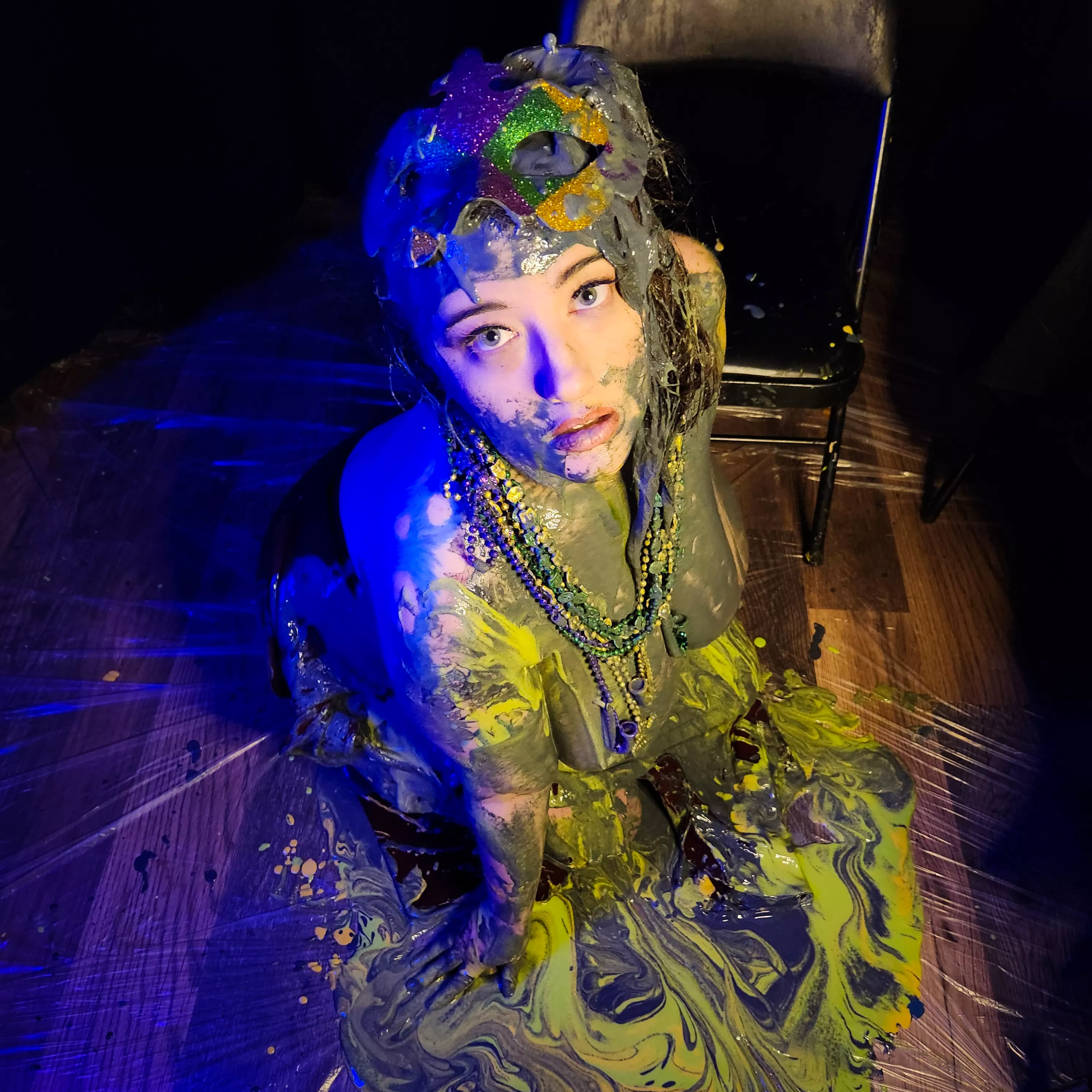 Don't mind me... just starting my Fat Tuesday festivities with pancake batter (Happy Pancake Day too!) posted by MelonieNosha