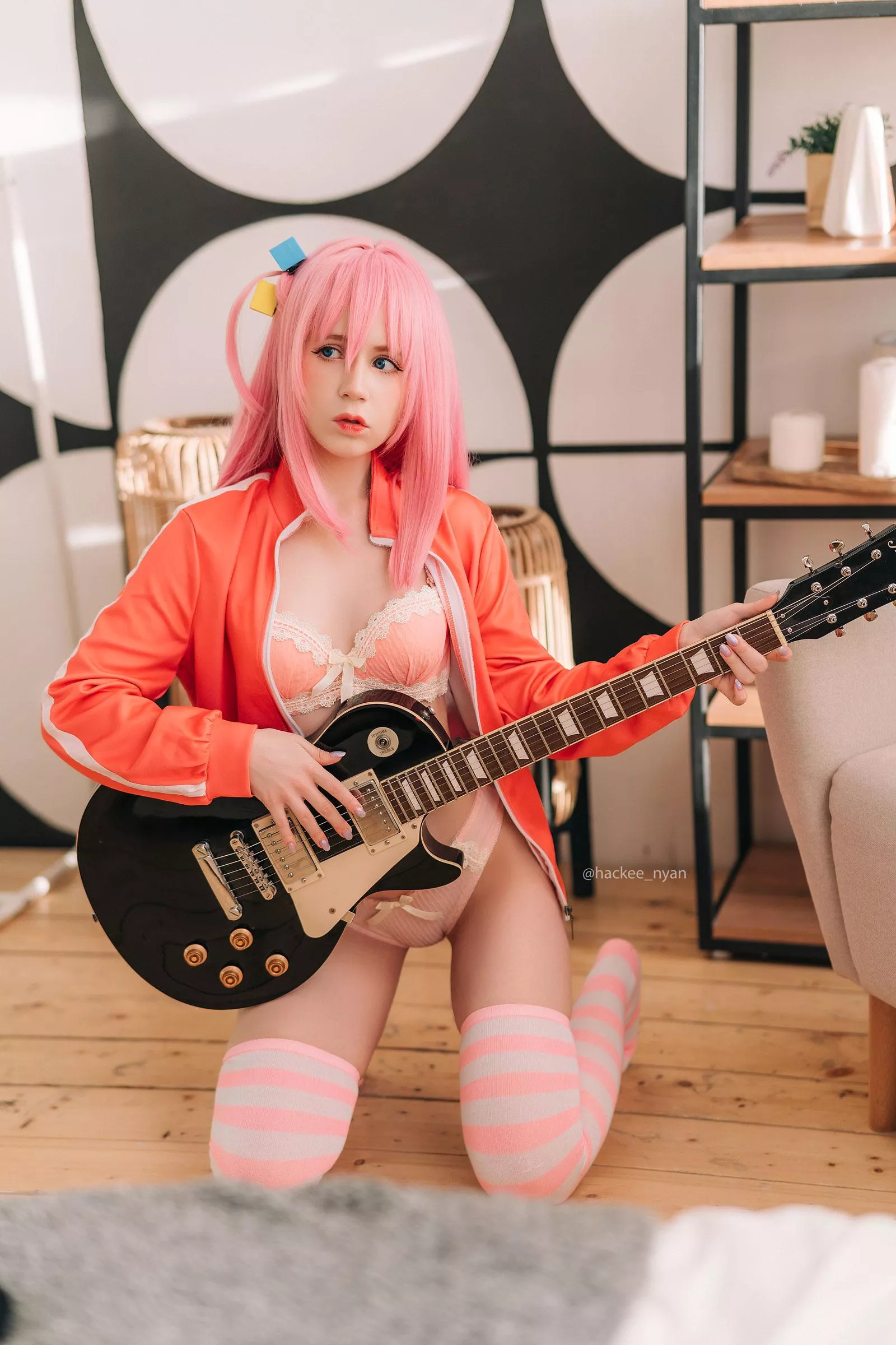 Hitori Gotou from Bocchi the Rock by Hackee posted by Hackee_chan