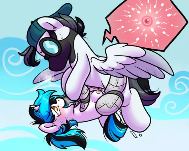 Hoof Holdin' & Womb Fillin' (PaperBagPony) [MF] by Hank5132