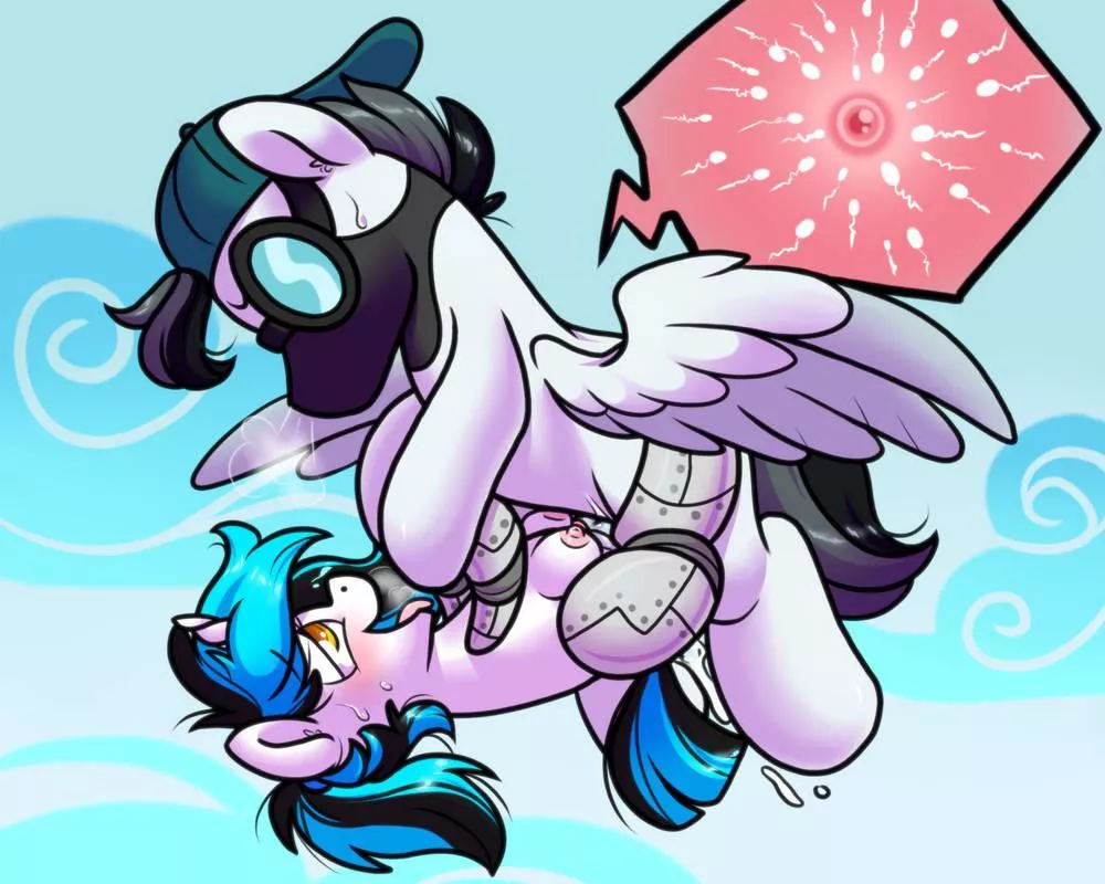 Hoof Holdin' & Womb Fillin' (PaperBagPony) [MF] posted by Hank5132