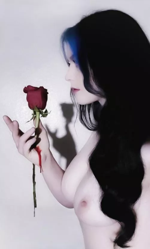 I stopped to smell the roses... by FaunaOfMirrors