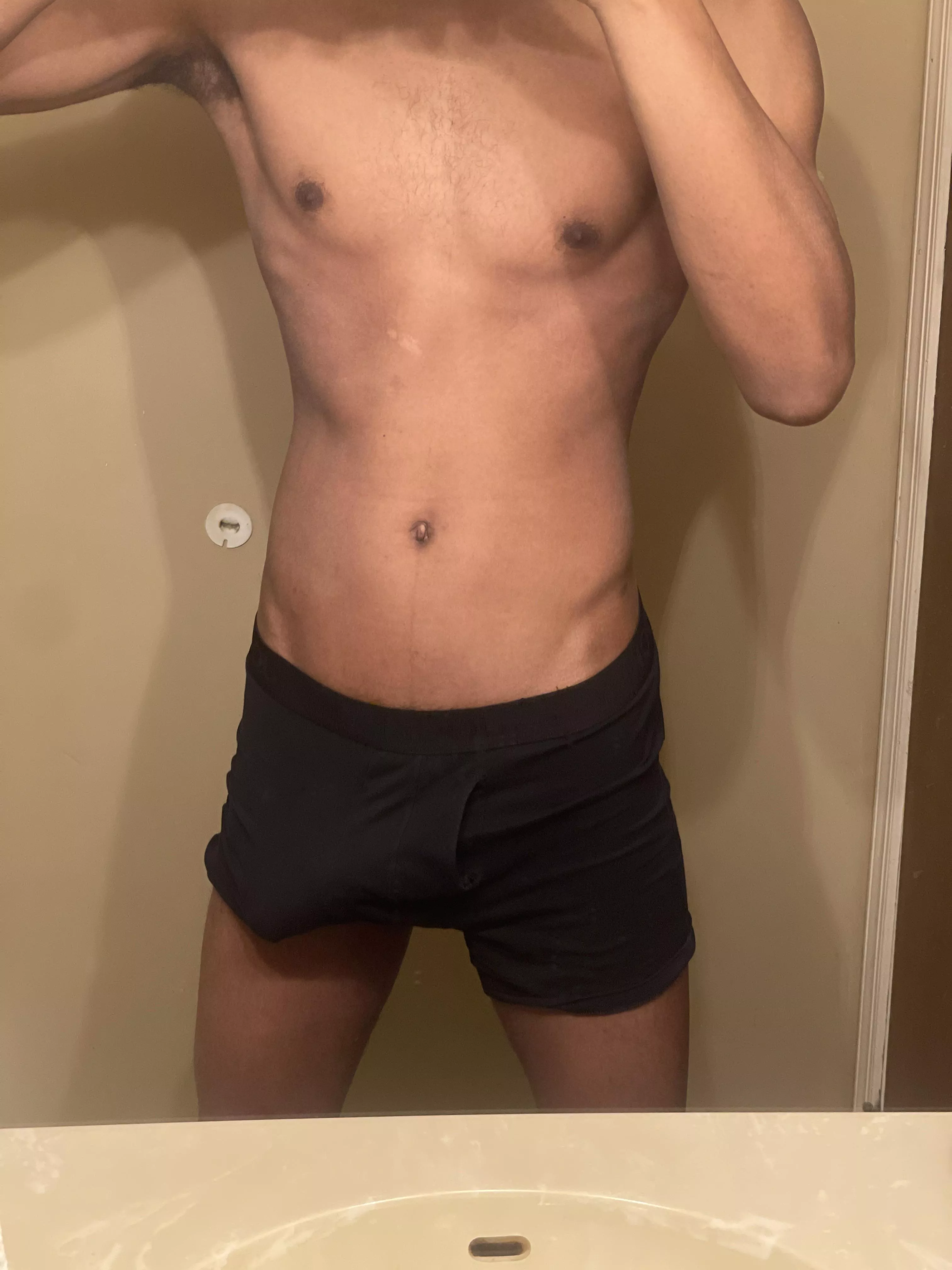 Keep them on or pull them down? posted by wolfknightz