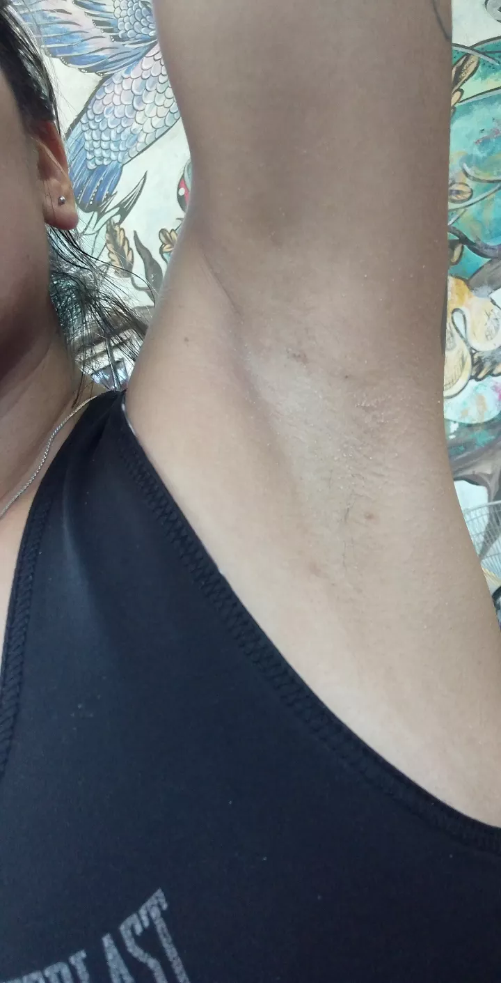 like this with hair and rest of deodorant? posted by nanulpz