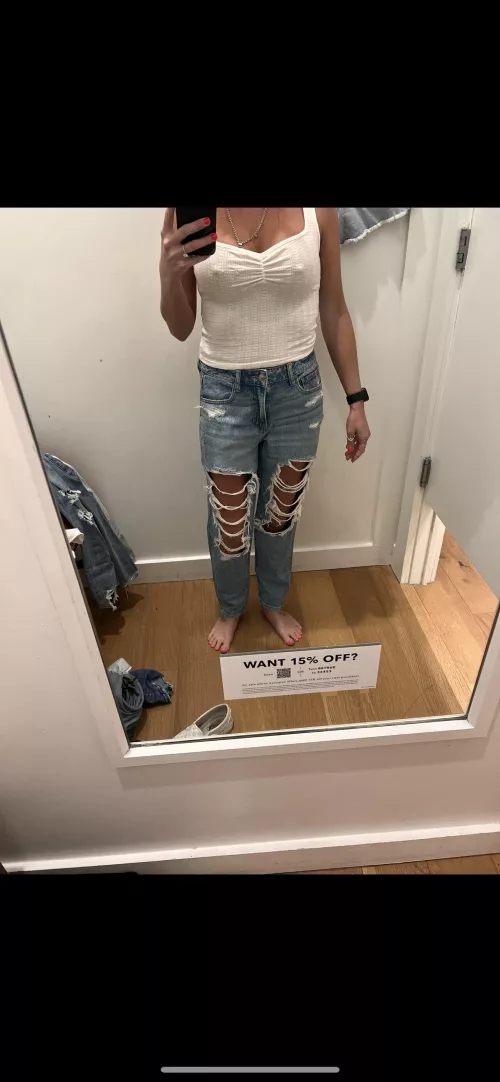 Me and my mom jeans by Homebodywife