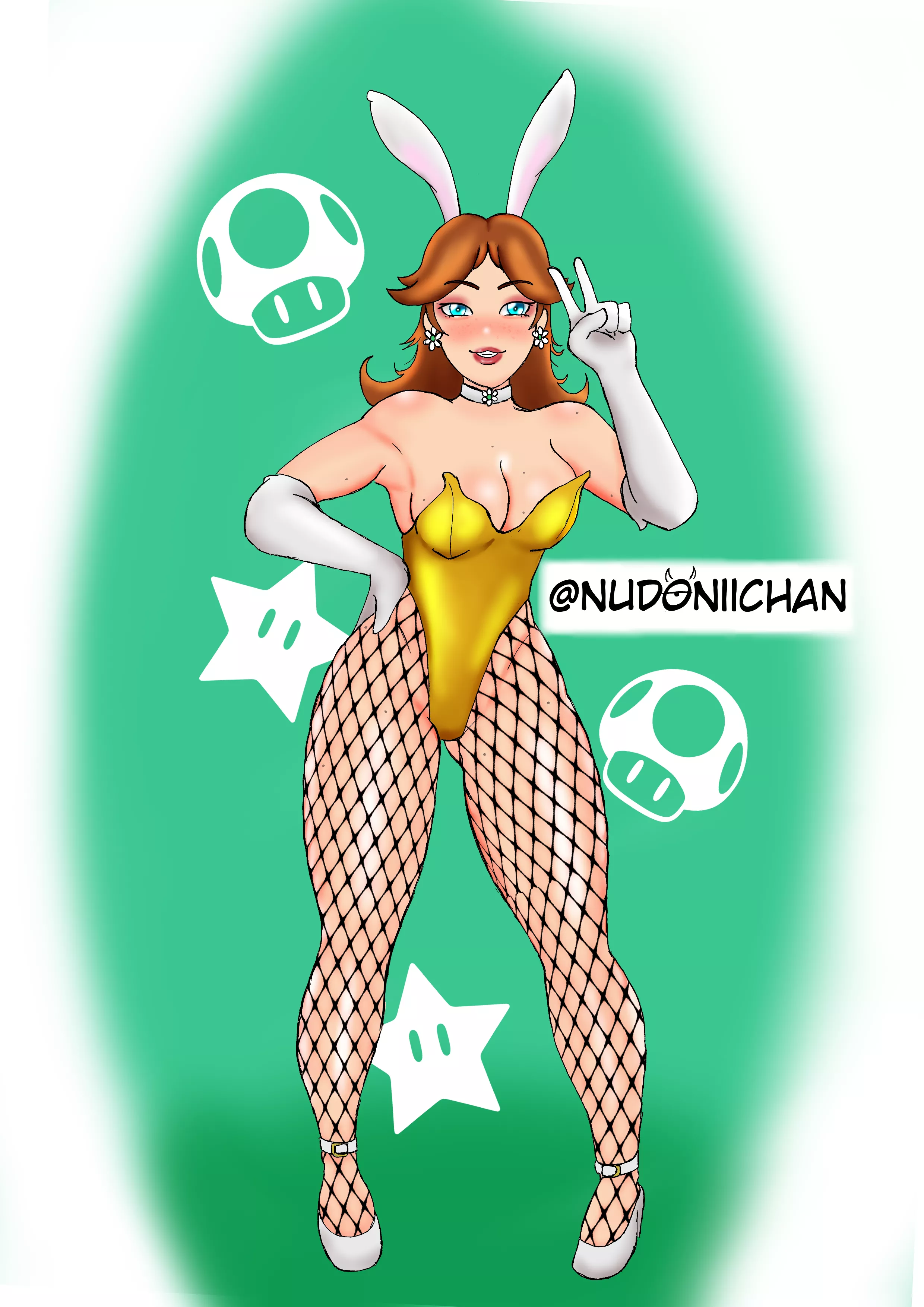 [OC] Bunny Daisy by Nudoniichan posted by Nudonichan