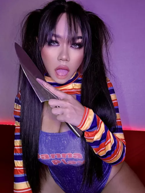 Sexy Chucky (Cherlyncosplay) [Child's Play] Can't decide if I'm feeling scary or sexy by cherlyncosplay