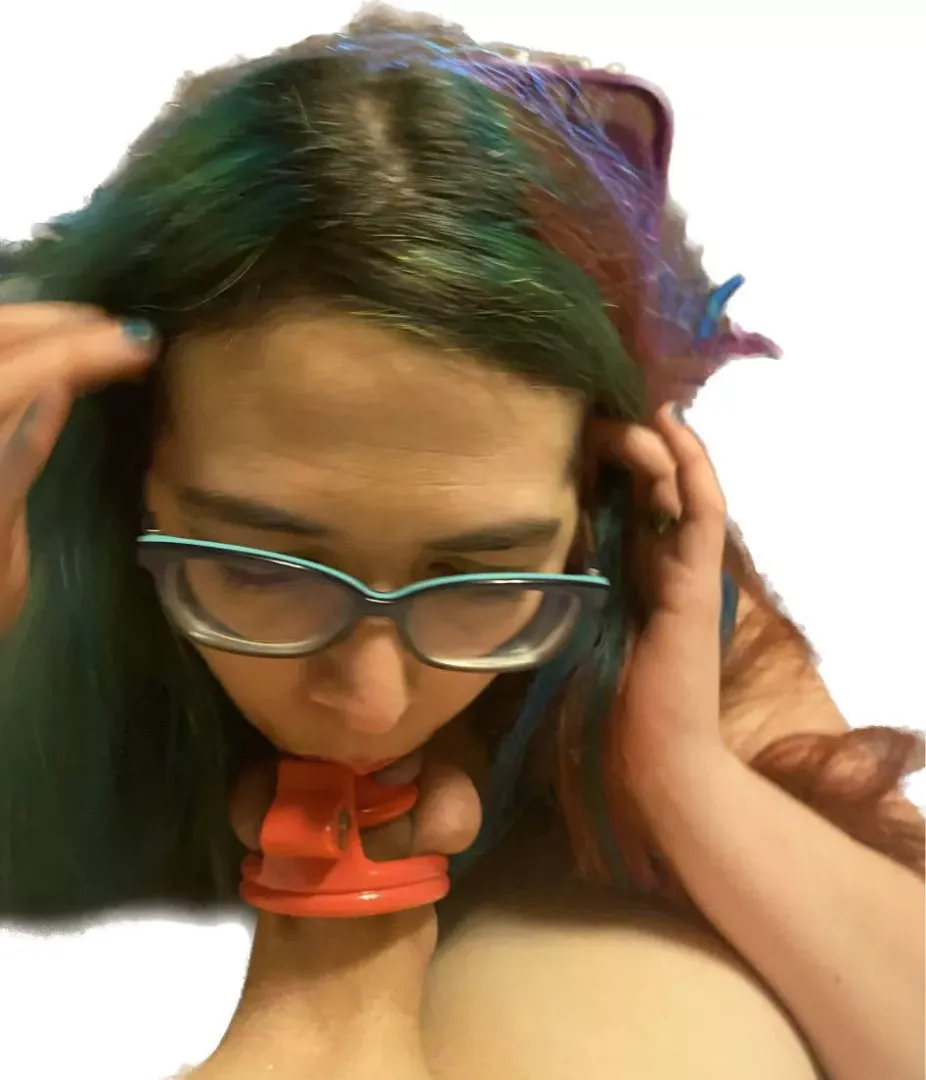 She told me this is the only way that she will suck my dick. posted by SluttyZombie