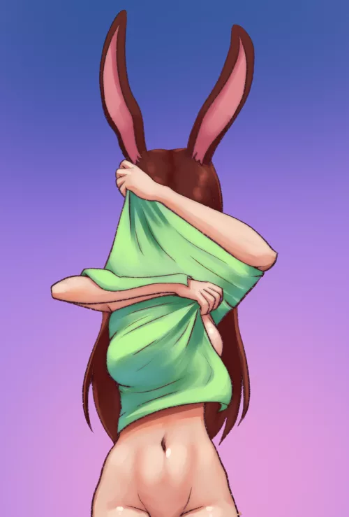 Shy bunny (Velvet Scarlatina) - [Reqqles] by Reqqles