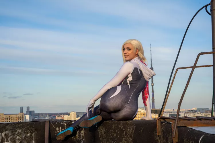 Spider Gwen (Octokuro) [Spider Man] by iam_ocotkuro