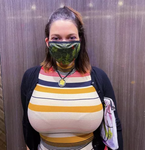 Striped tops, sweaters, bras and they’re still huge by rudeboi2022