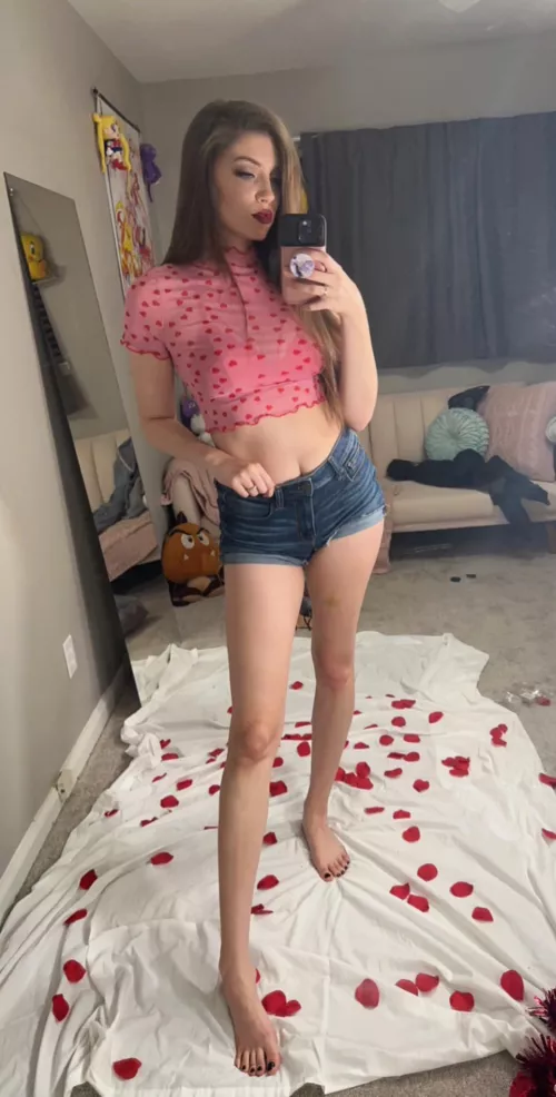 This was my SFW valentines outfit 💕 by AmberNicole-xo