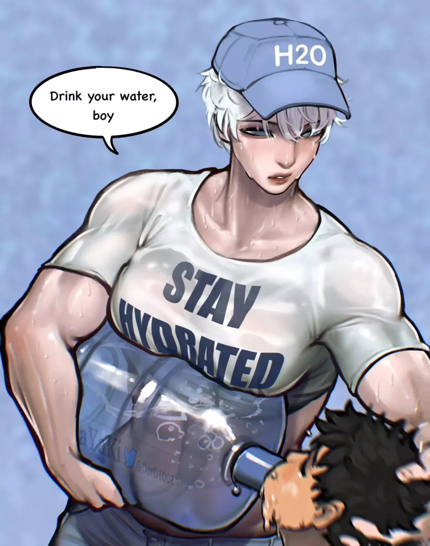 Water Muscle Mommy by Affectionate-Try-606