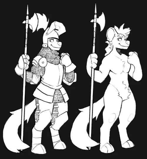 a knight by kherspurrs