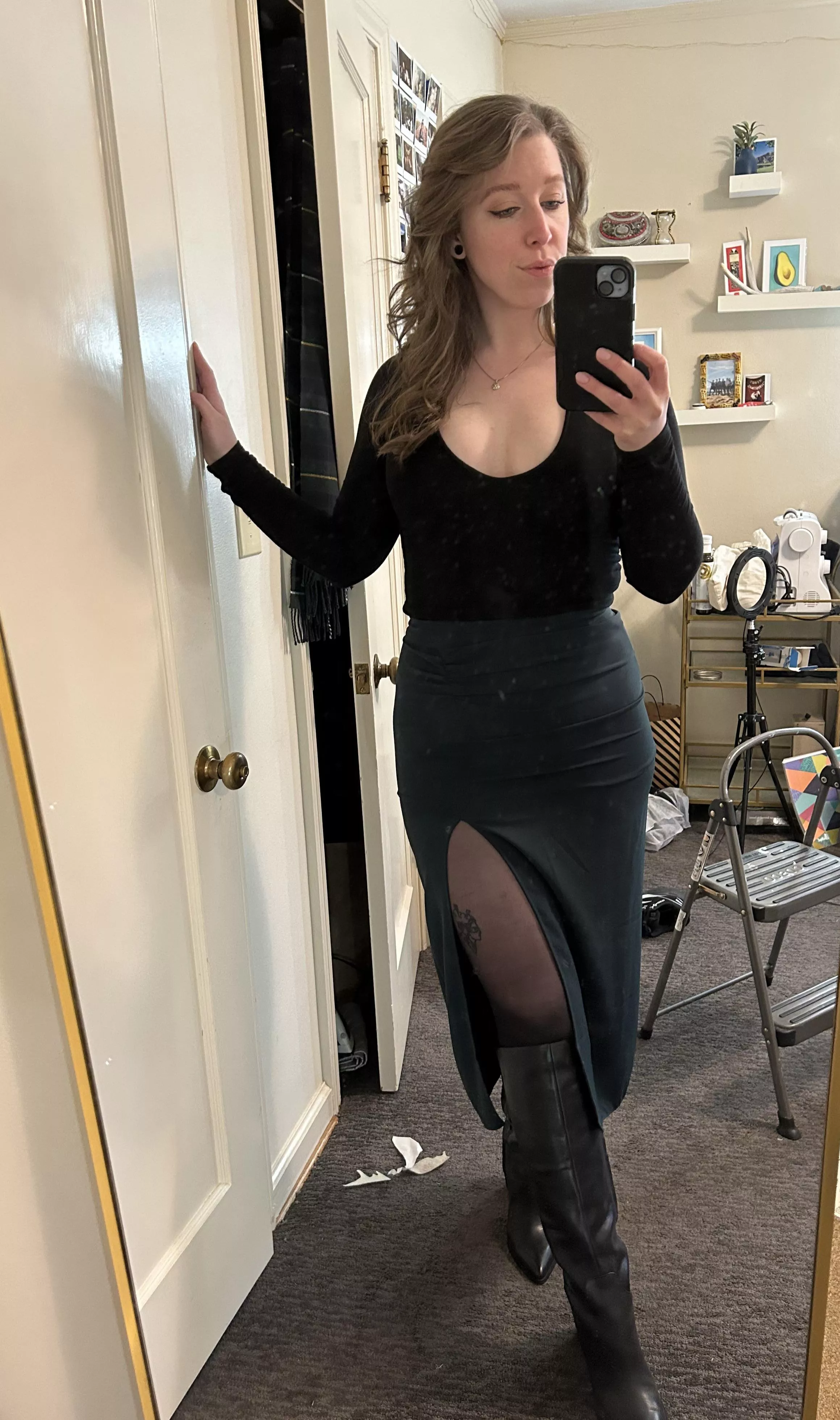 Believe it or not but there is no bra under this top! I’m kind of amazed posted by -perky_peaches-