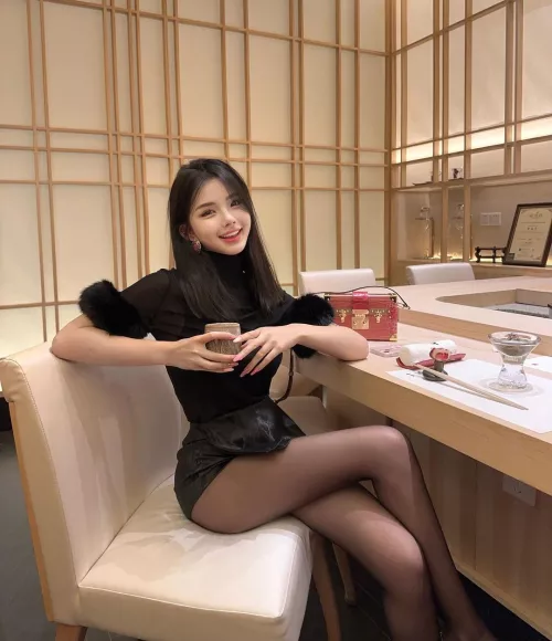 Cute in black by Majestic_Painter8660