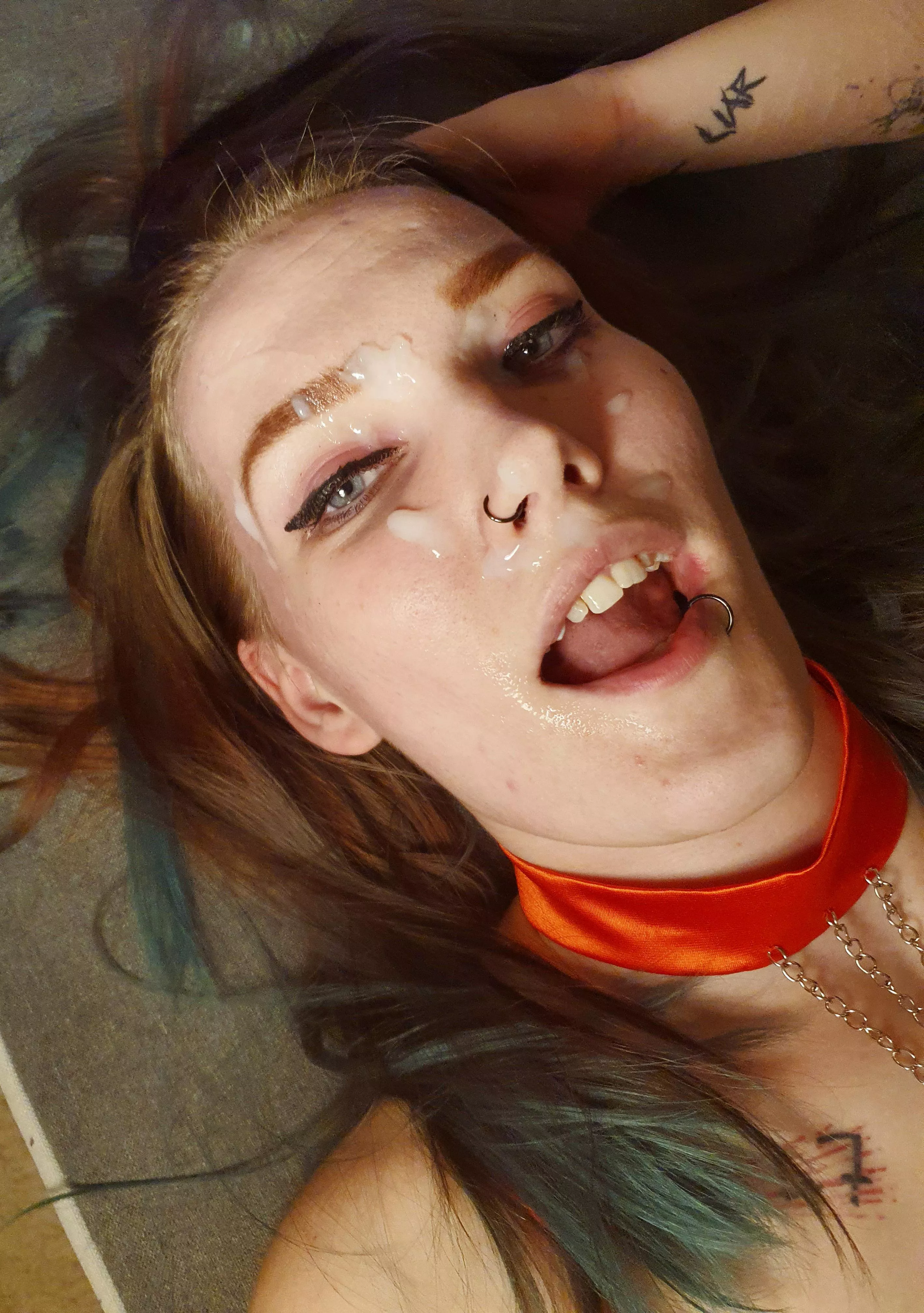 Does the warm, thick cum bring out my eyes? 😻 posted by SevereAlternative558