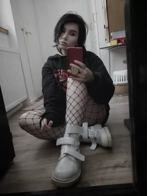 fishnets + boots = 🔥🔥 by RKLiz