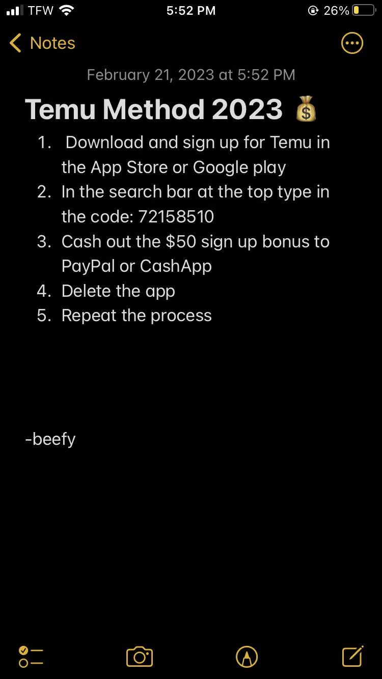 Free method, go crazy with it before its gone posted by beefycheify