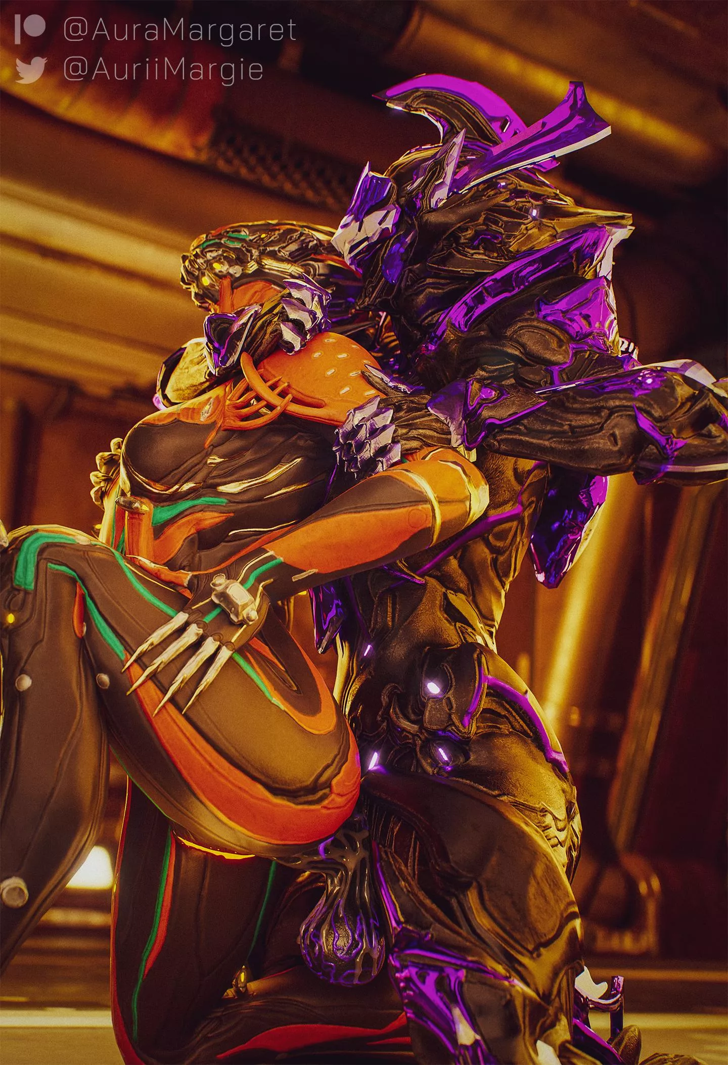 (Futa) [Gara Prime] dominates [Valkyr] while on a mission posted by AuraMargaret