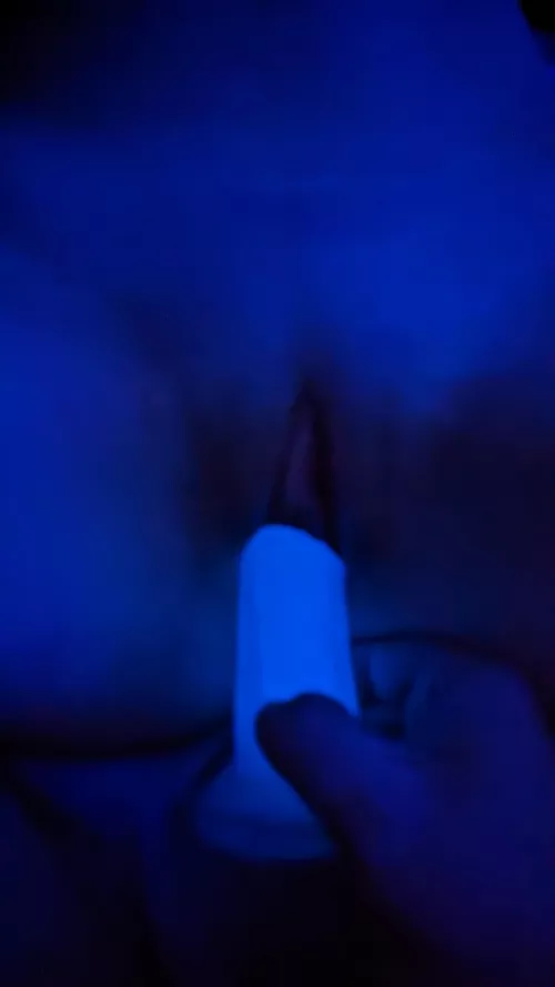 Glow in the dark fun last night by TastyPeachCake