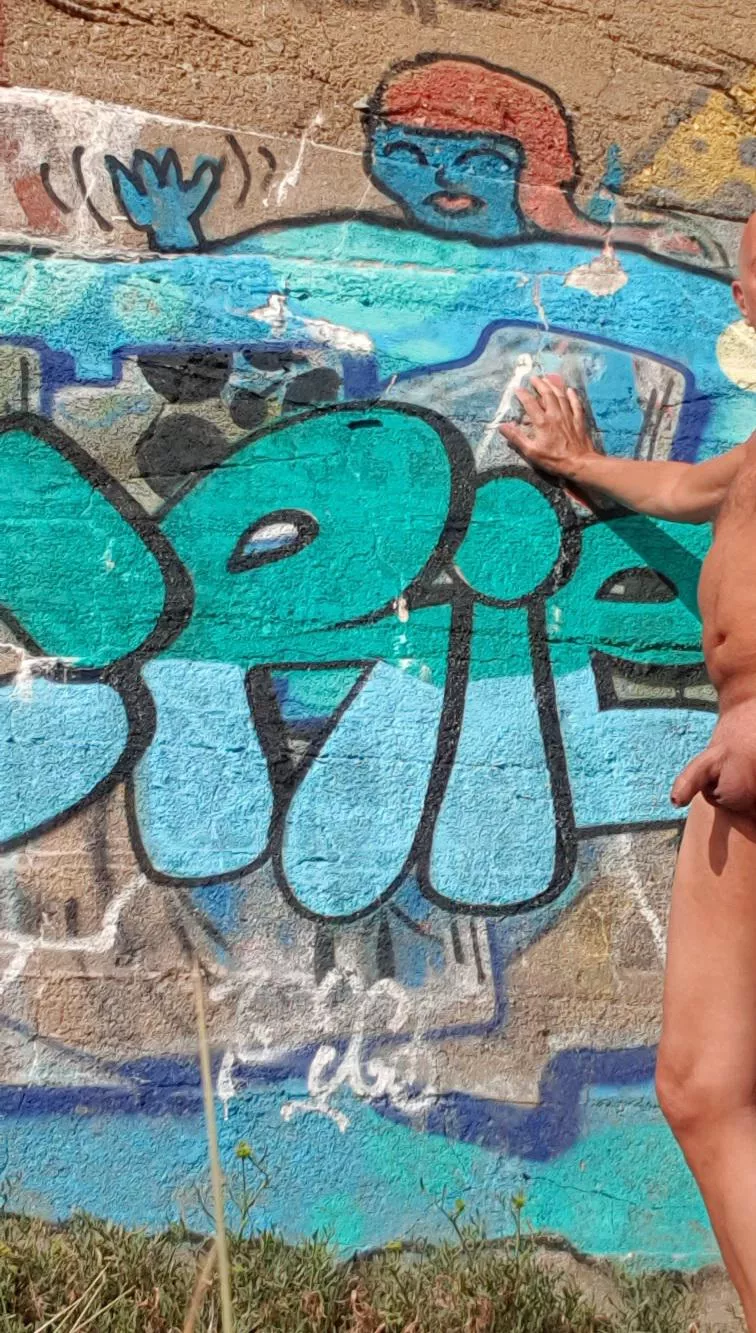 Graffiti on the blockhaus 😇 posted by JoeMarc72