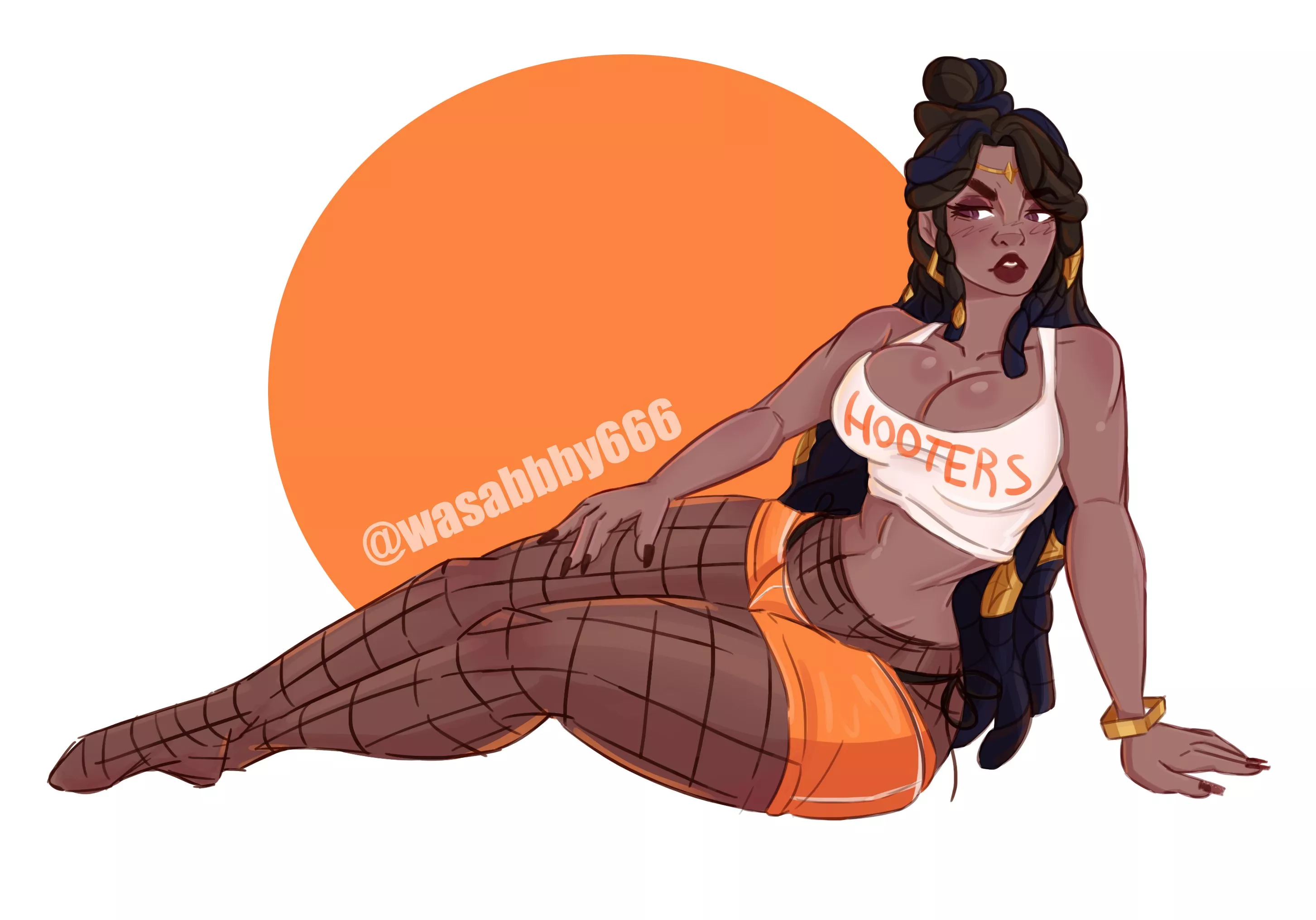 Hooters Senna (Wasabby) posted by ThighEclipse