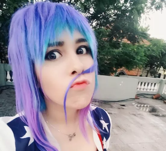 i cant grow a mustache so ill make fake one </3 by fennycosplays1